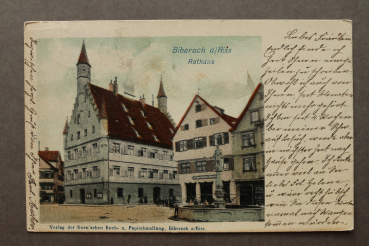 Postcard PC Biberach Riss 1901